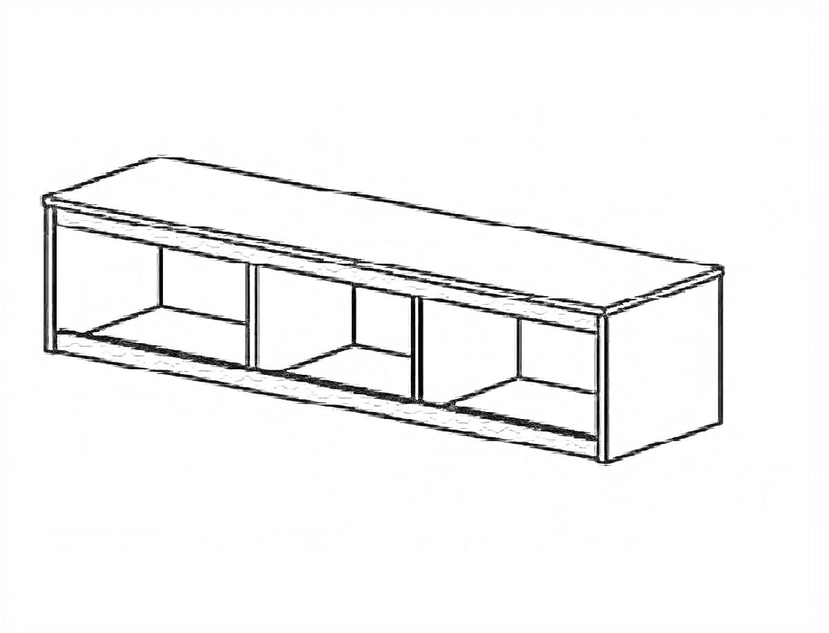 На раскраске изображено: Мебель