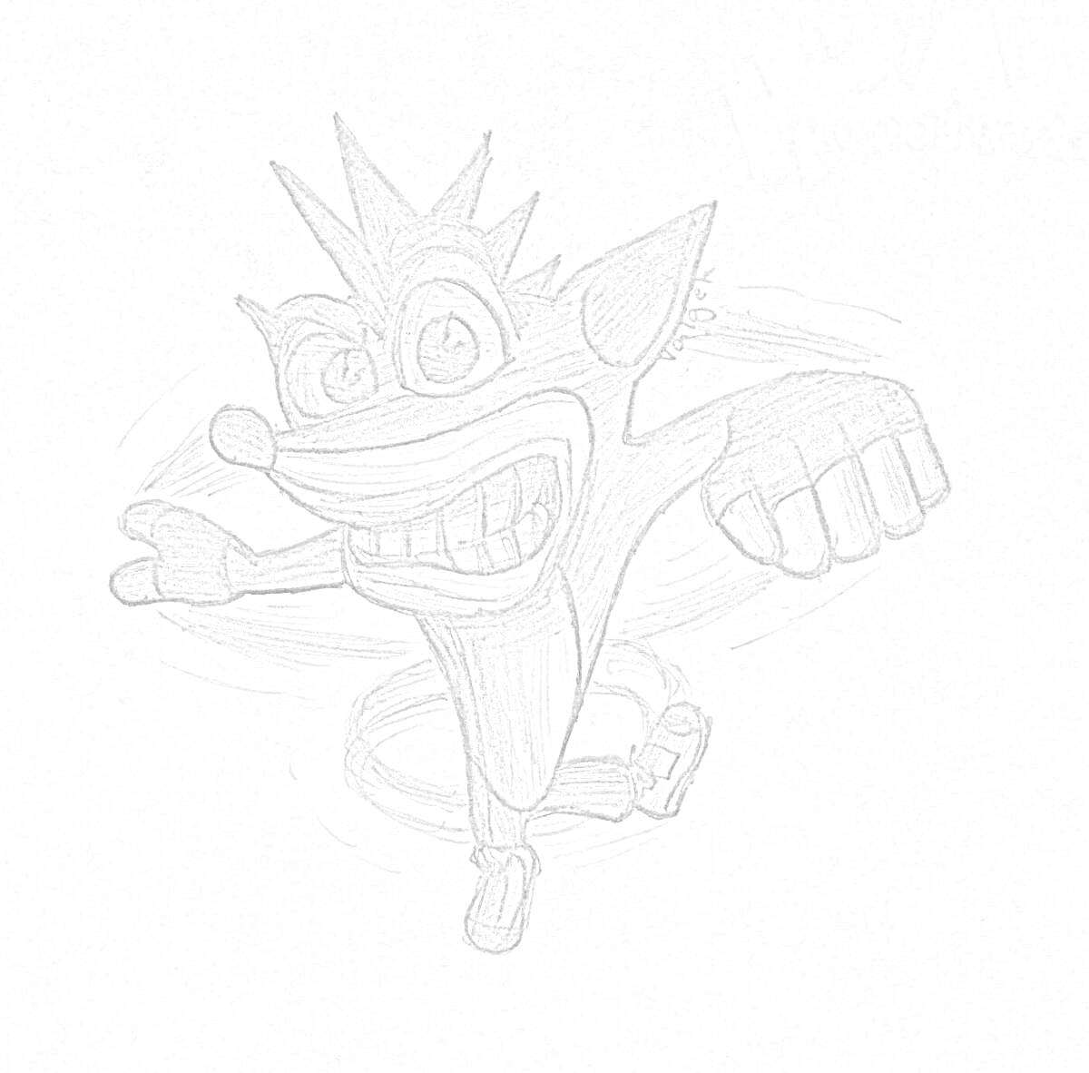 Crash Bandicoot в движении ###