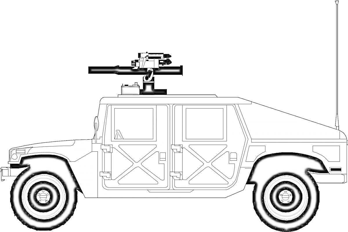 На раскраске изображено: Спецназ, Оружие, Крыша, Дверь, Цветение, Транспорт