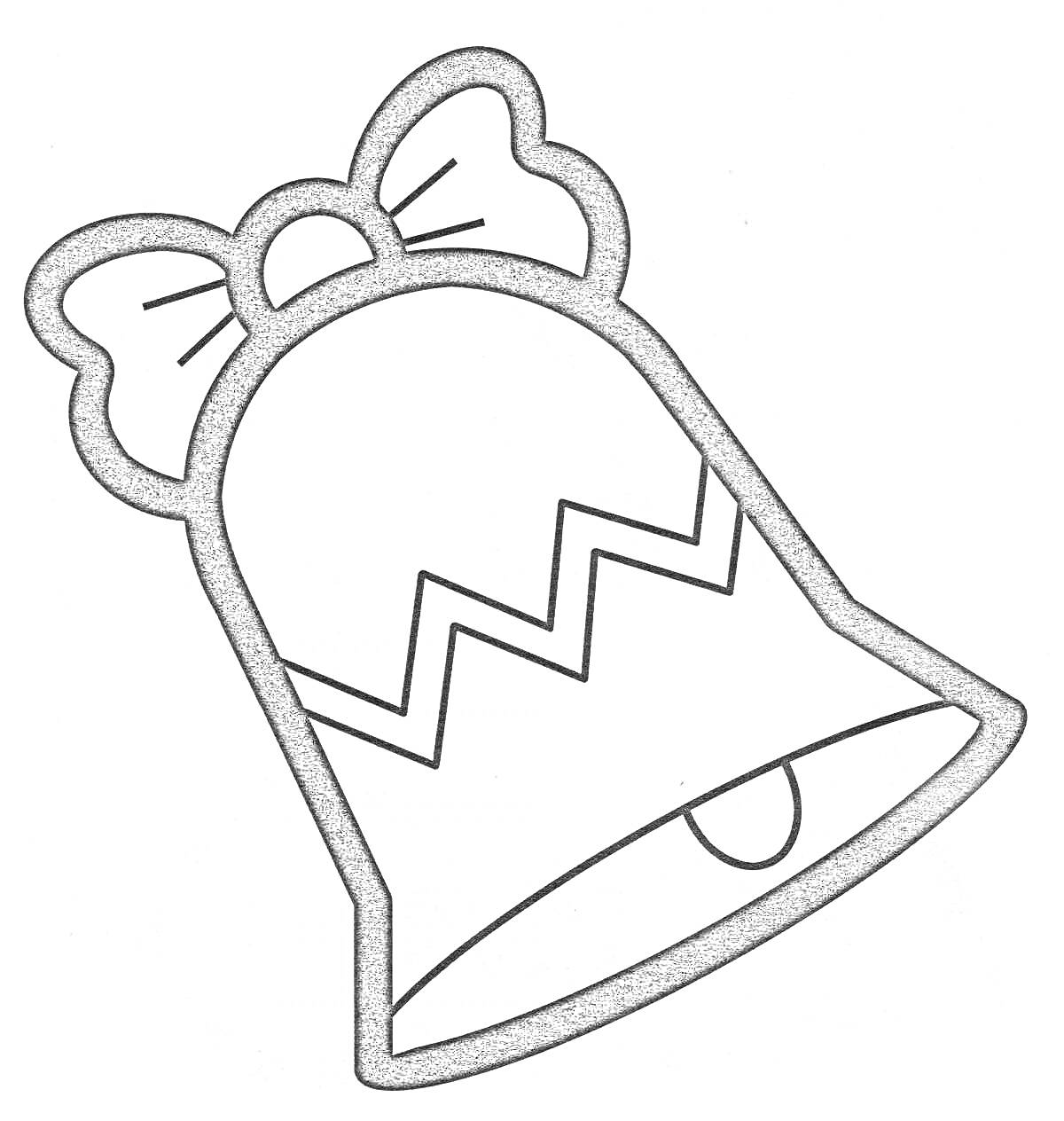 На раскраске изображено: Колокольчик