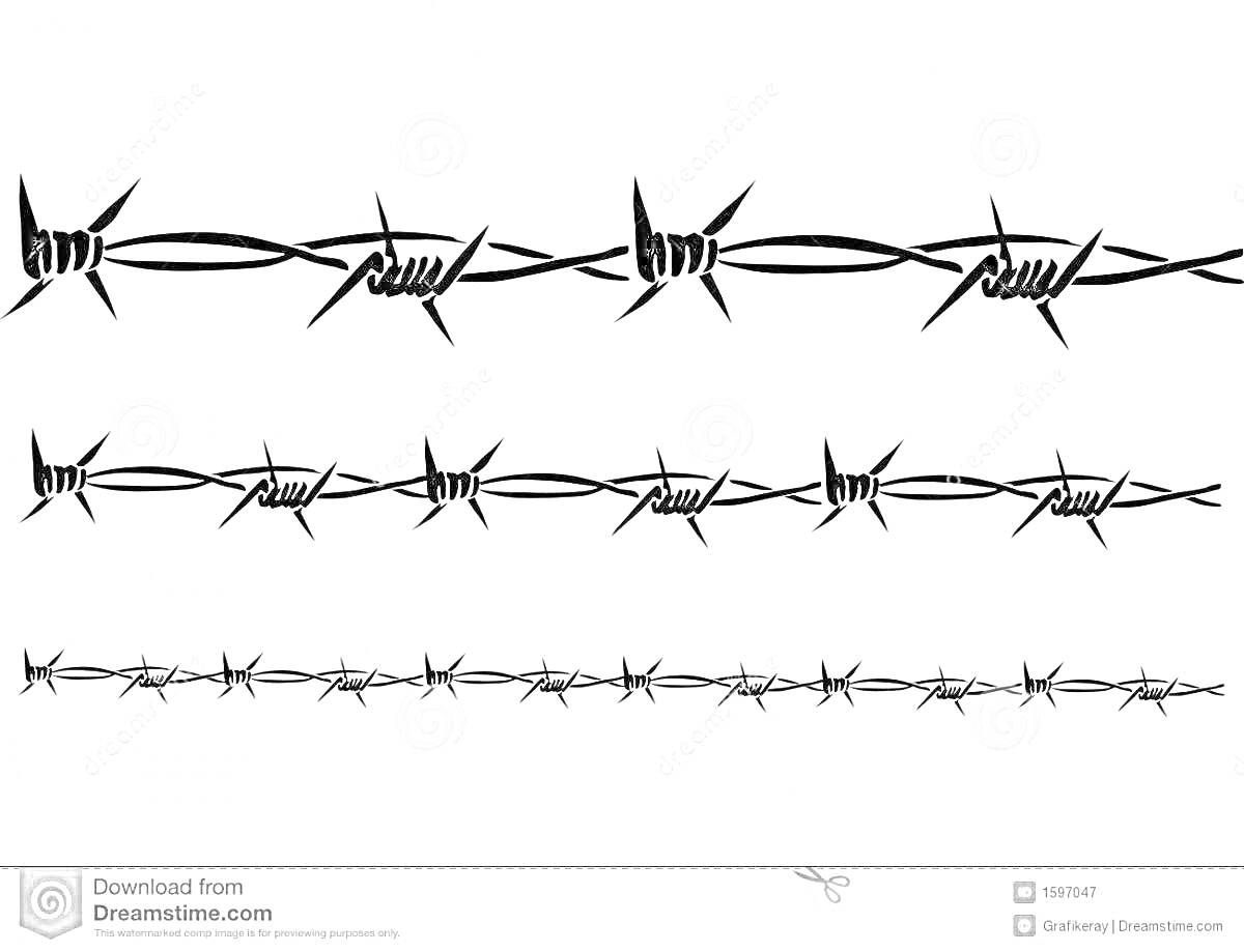 На раскраске изображено: Колючая проволока, Забор, Безопасность, Контурные рисунки, Иллюстрация