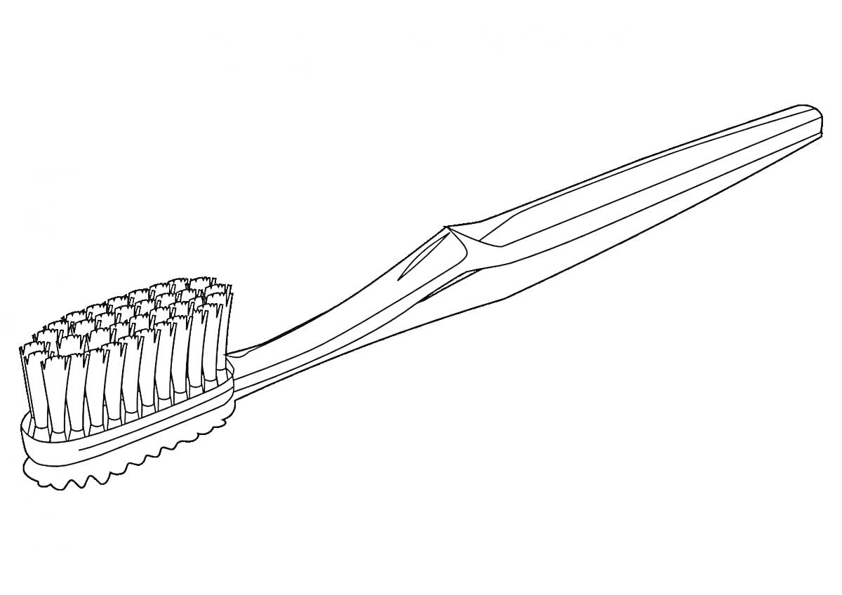 Раскраска Зубная щетка