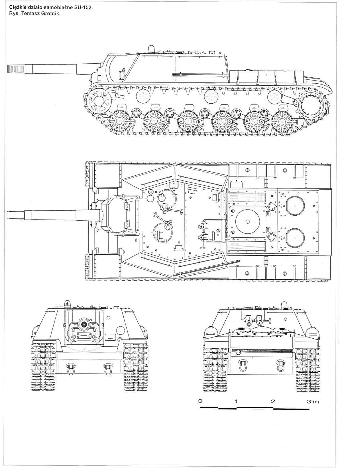 На раскраске изображено: Су-152, Военная техника, Танк, Артиллерия, Вооружение, Гусеничный транспорт, Советская техника