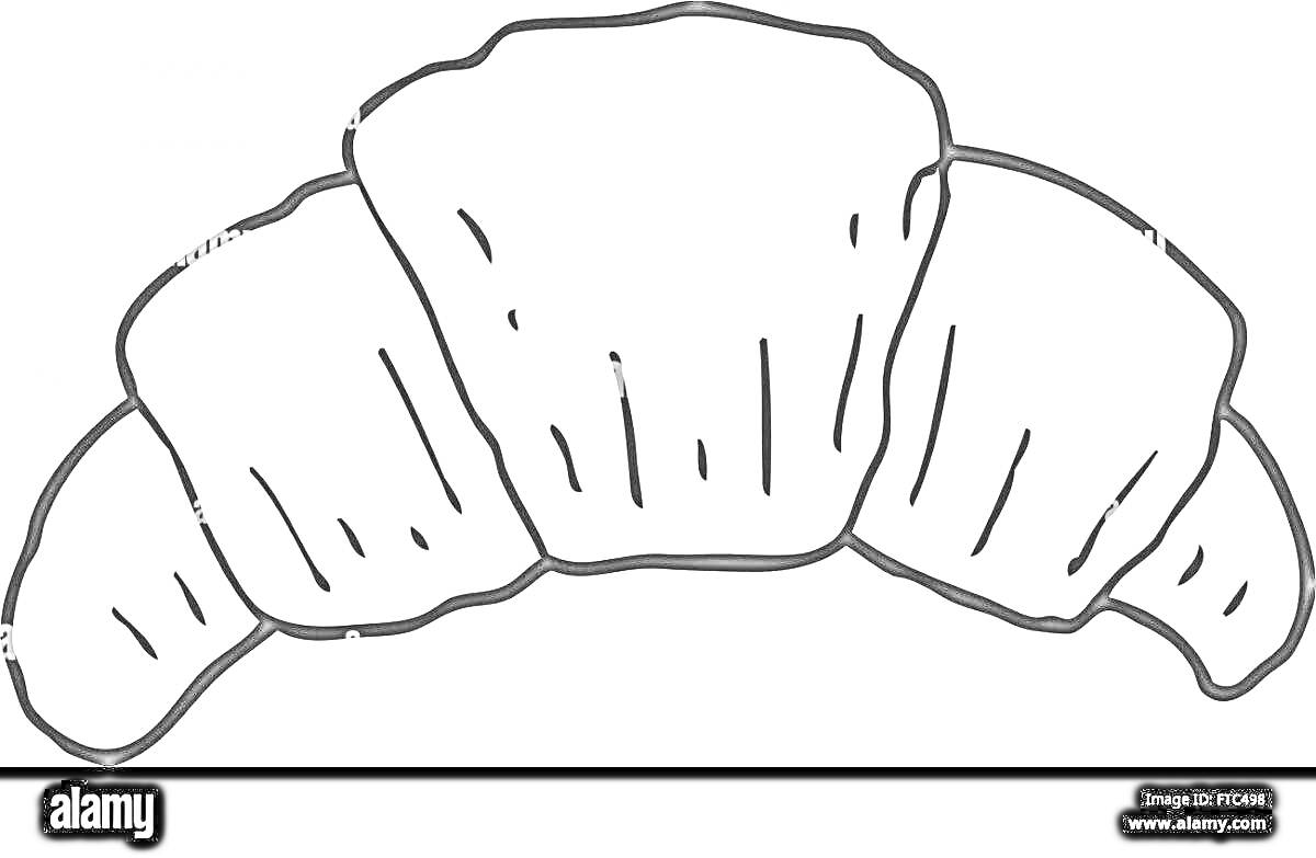 На раскраске изображено: Еда, Выпечка