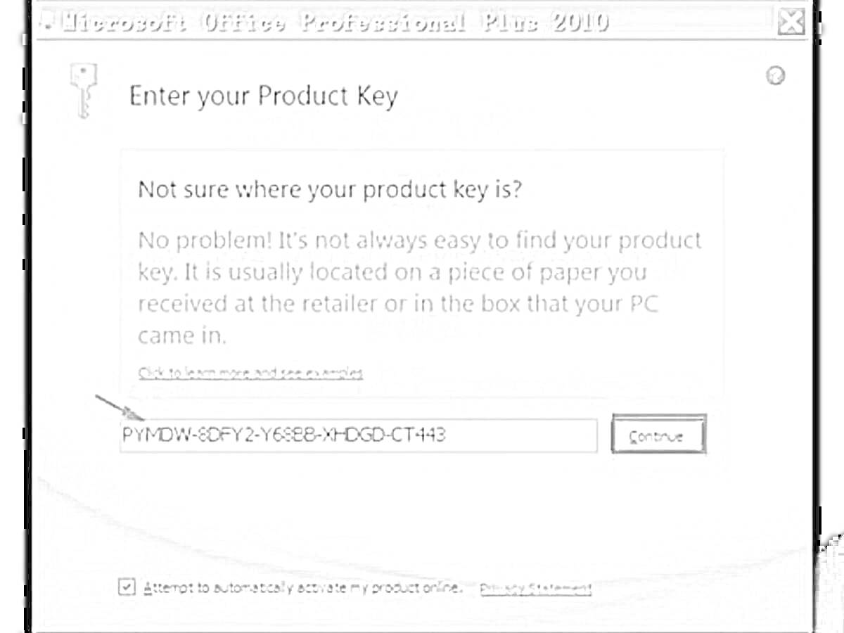 На раскраске изображено: Лицензионный ключ, Программа, Установка, Windows
