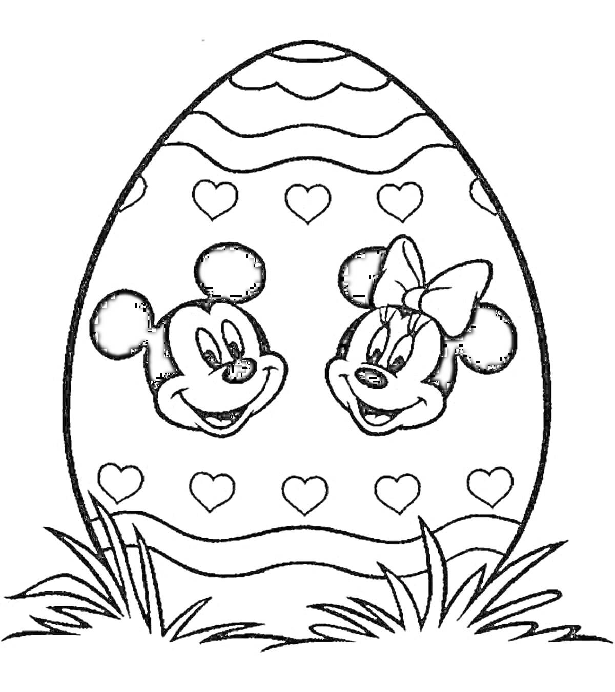 На раскраске изображено: Трава