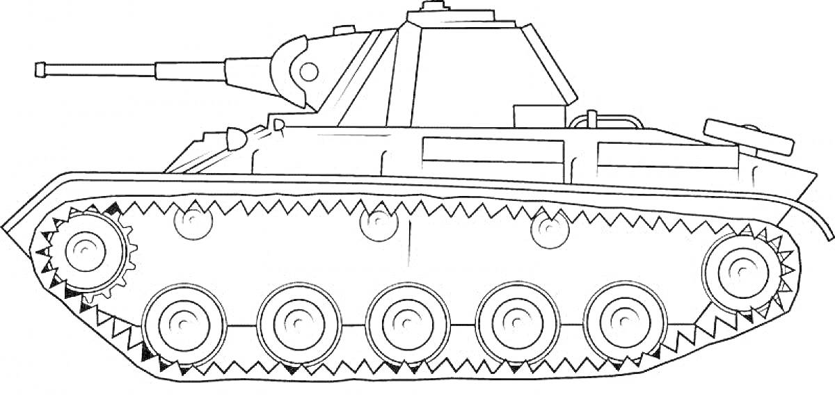 На раскраске изображено: Танк, КВ-44, Военная техника, Гусеницы, Пушка, Транспорт, Для печати