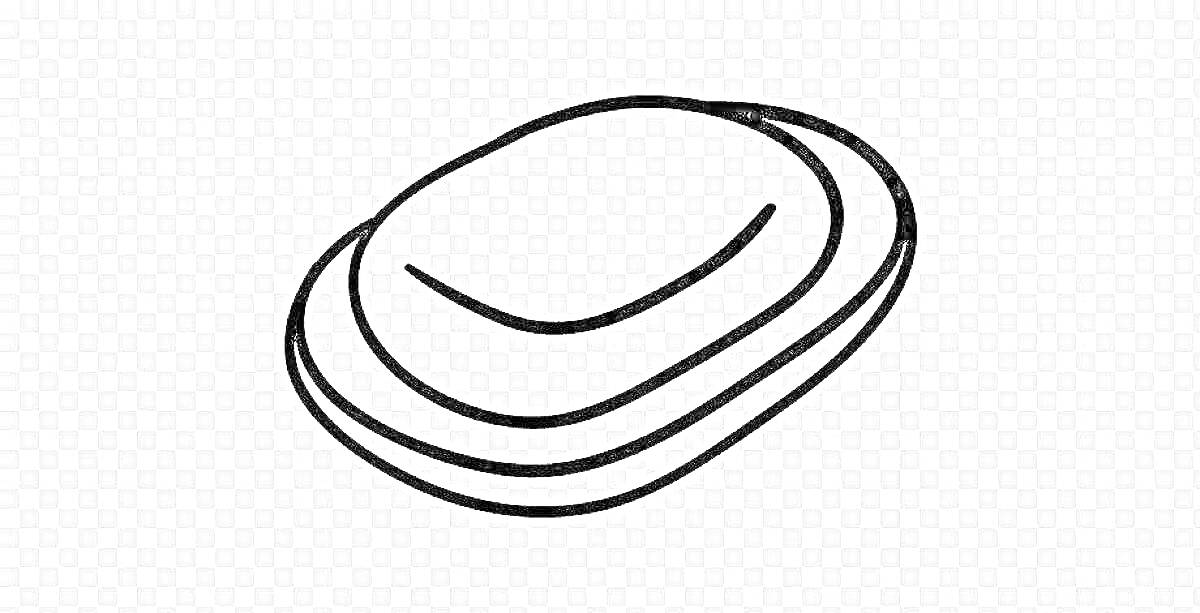 Раскраска Кусок мыла на подставке для мыла