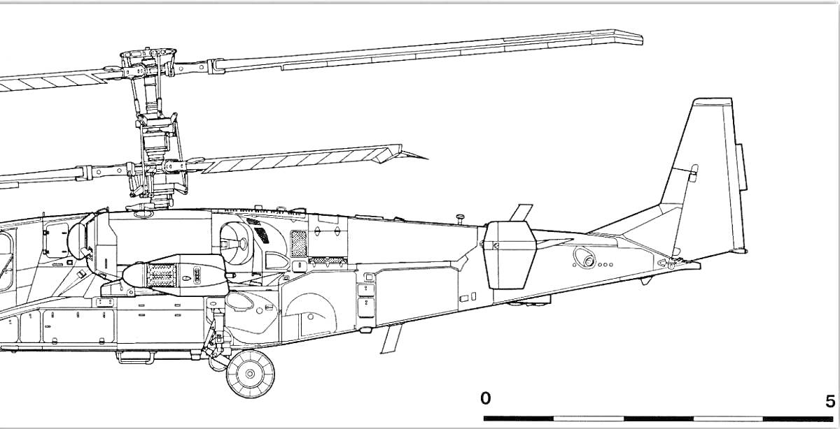 На раскраске изображено: Вертолет, Военная техника, Схема, Авиация, Лопасти, Фюзеляж