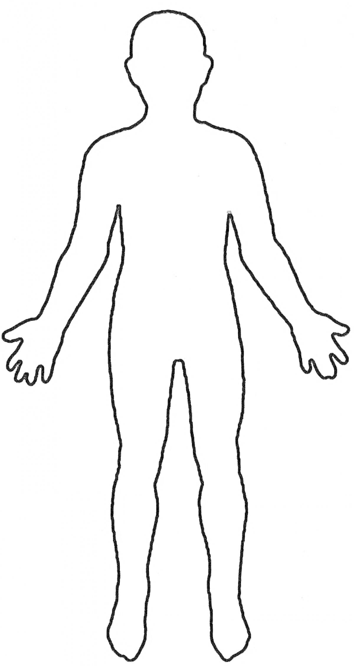 На раскраске изображено: Человек, Анатомия