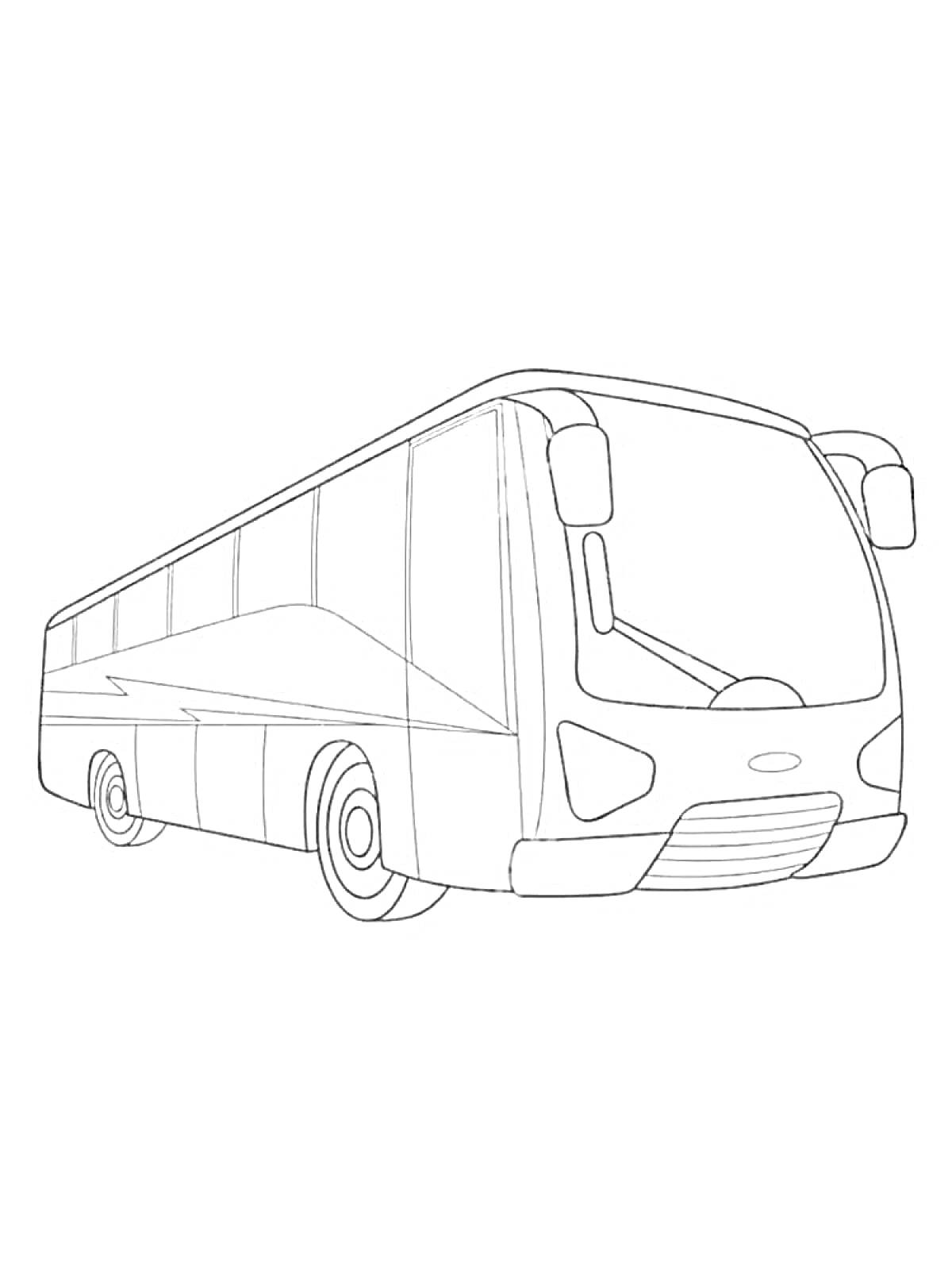 На раскраске изображено: Электробус, Транспорт, Автобус, Окна