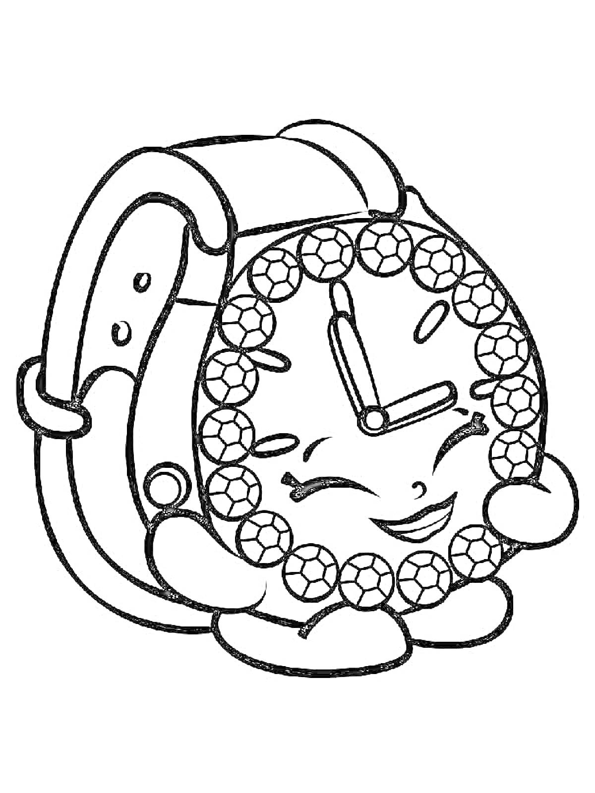 Радостные наручные часы Шопкинс с украшенными камнями