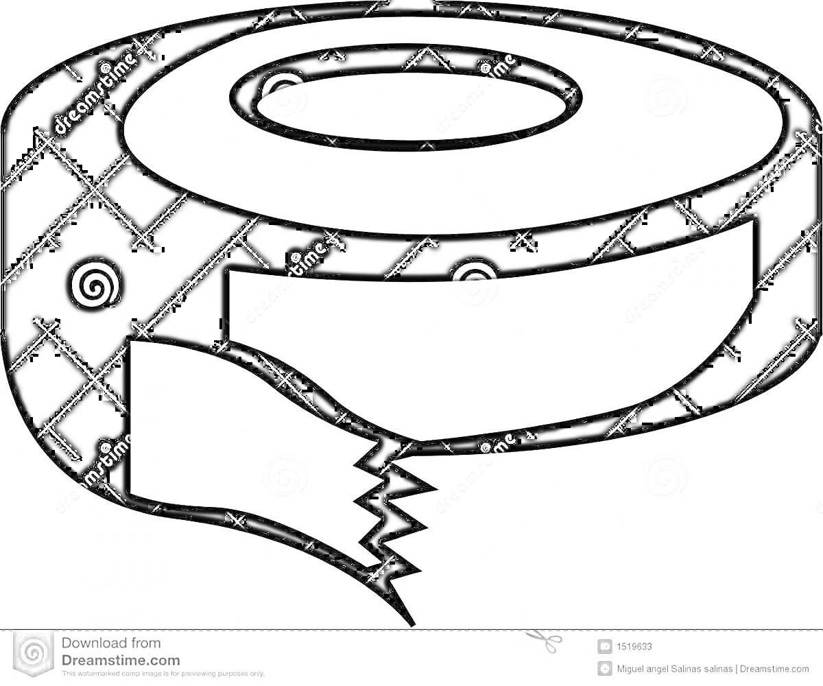 На раскраске изображено: Скотч