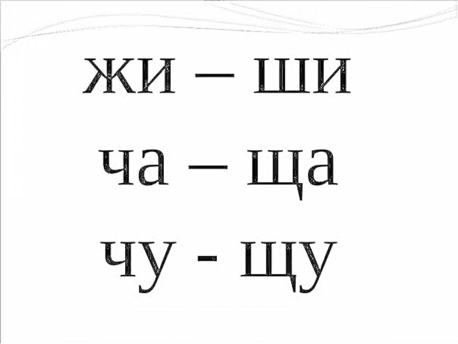 Сочетание ща щу 1 класс Сочетание ща щу 1 класс