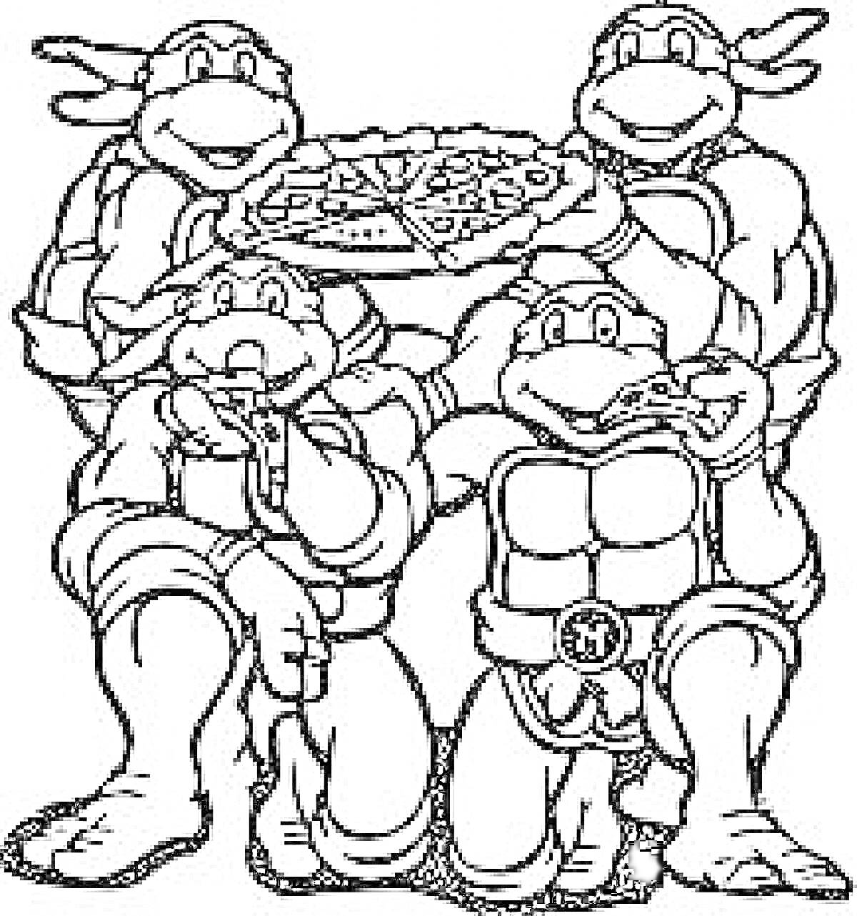 Черепашки Ниндзя, поедающие пиццу