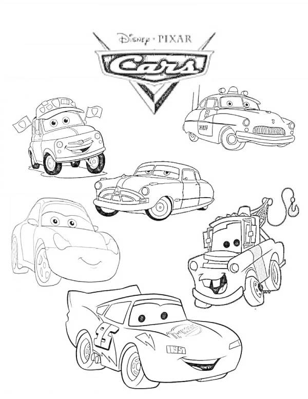 Раскраски Pixar: 66 раскрасок - скачать или распечатать бесплатно