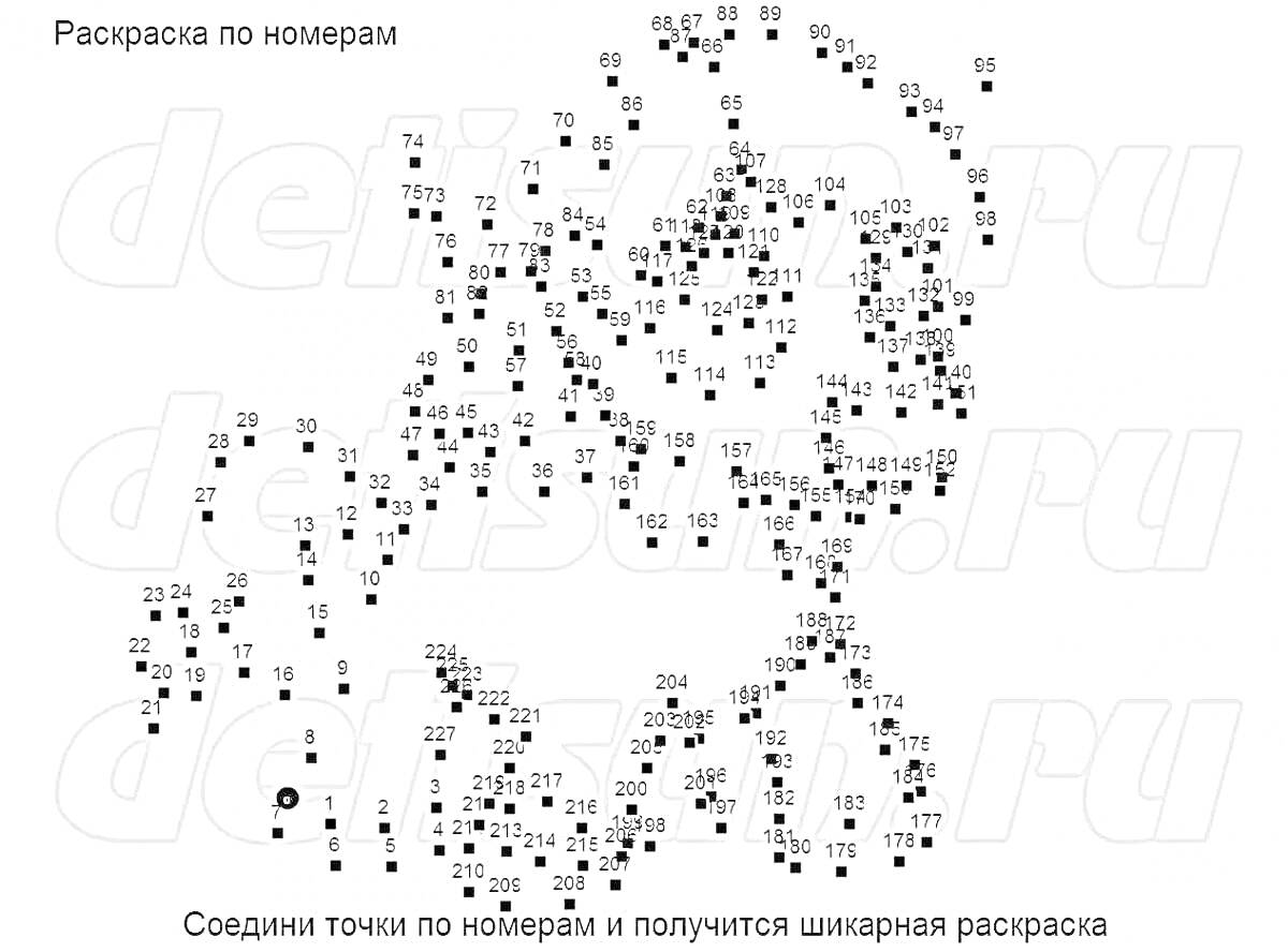 На раскраске изображено: По номерам, Женское лицо, Волосы