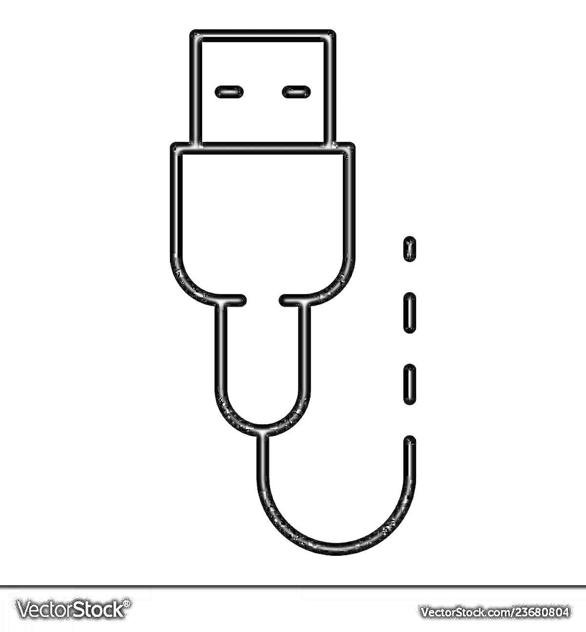 USB-разъем с кабелем