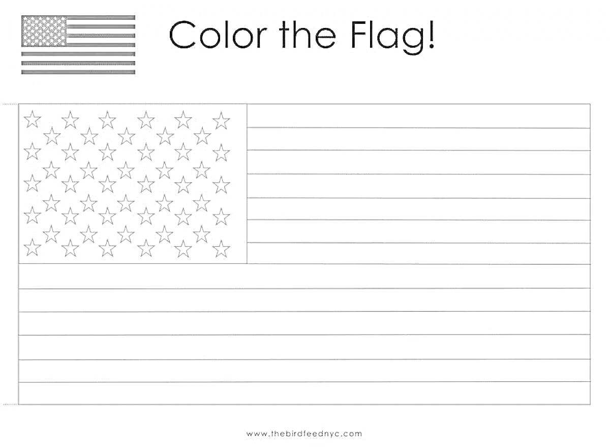 На раскраске изображено: Флаг, Америка, Звезды, Полосы, Патриотизм