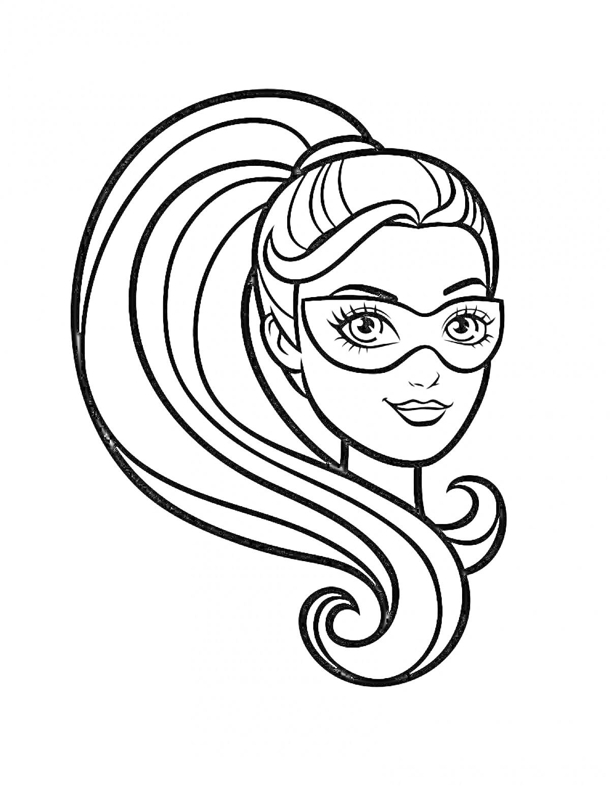 Барби Супер Принцесса с длинными волосами в очках