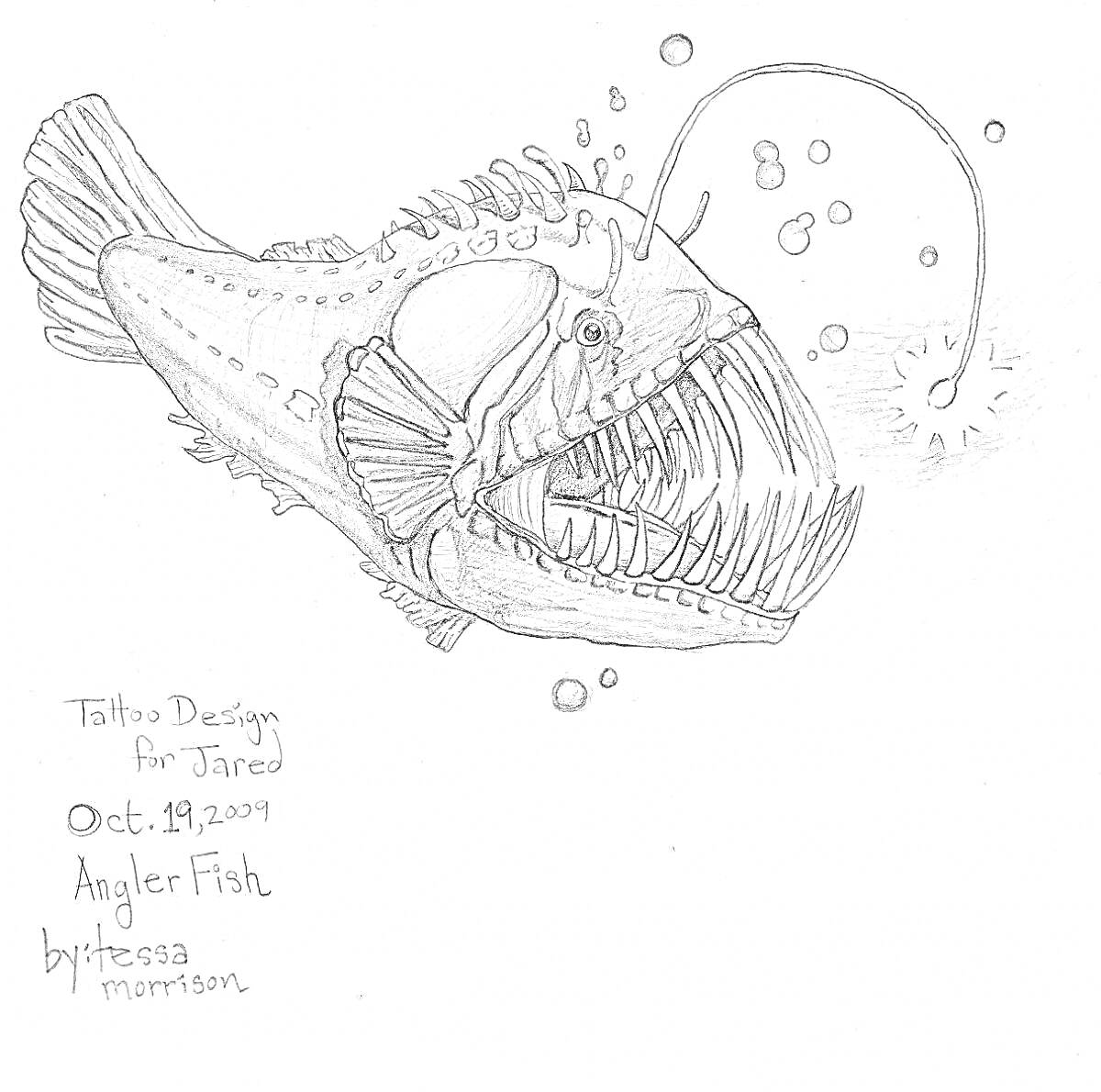 На раскраске изображено: Рыба, Детализированное изображение, Пузыри, Морские животные