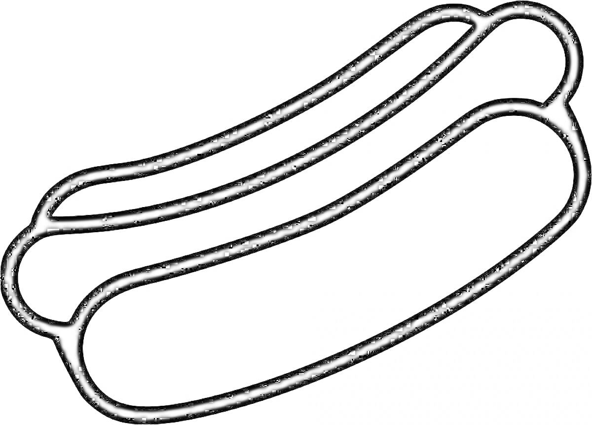 Раскраска Две сосиски