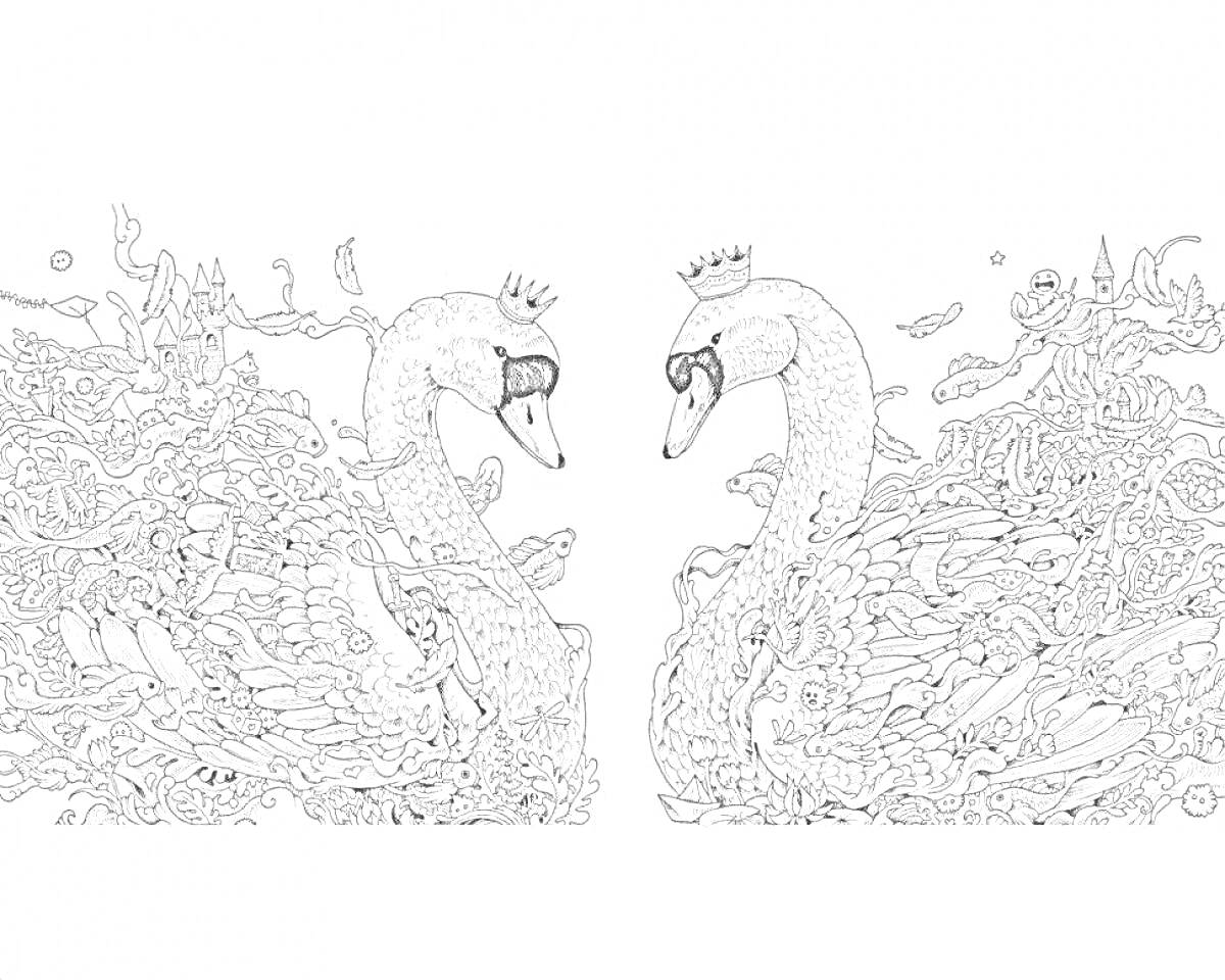 На раскраске изображено: Цветы, Фантазия, Природа