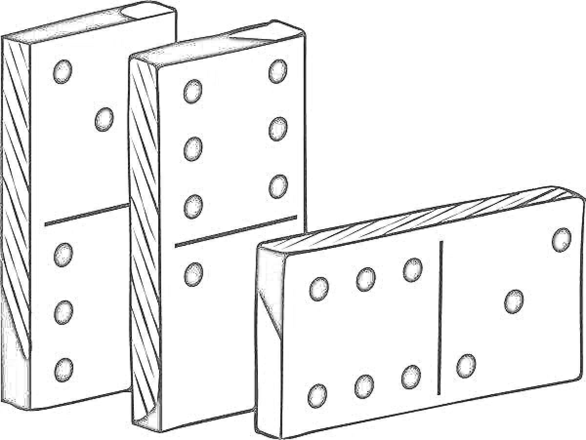 На раскраске изображено: Домино, Кости, Точки, Настольная игра
