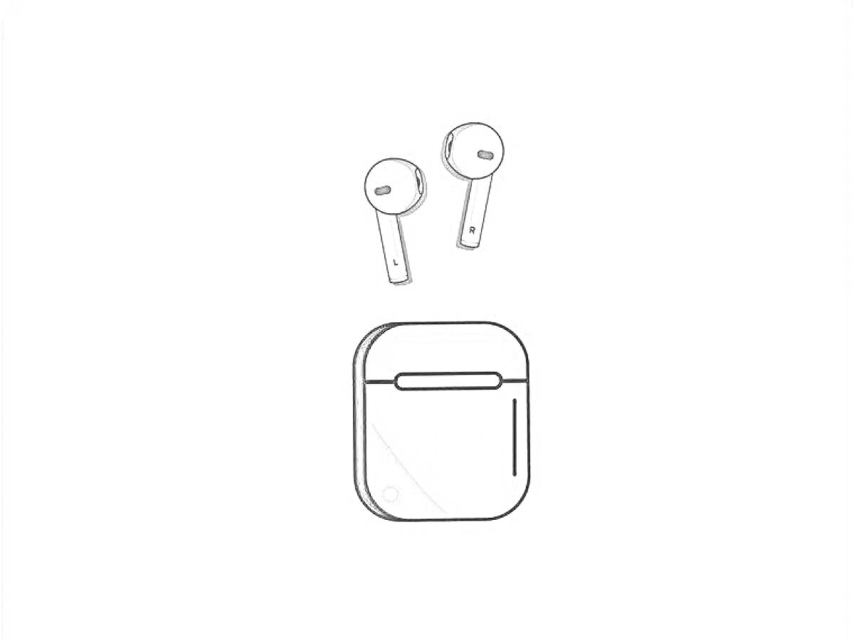 AirPods с зарядным чехлом