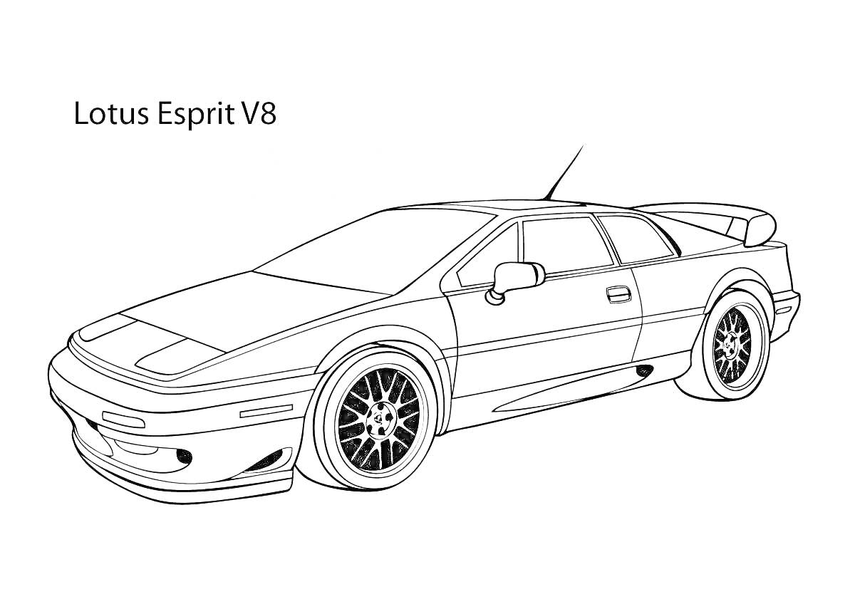 Раскраска Раскраска аниме машины в ГТА 5 - Lotus Esprit V8