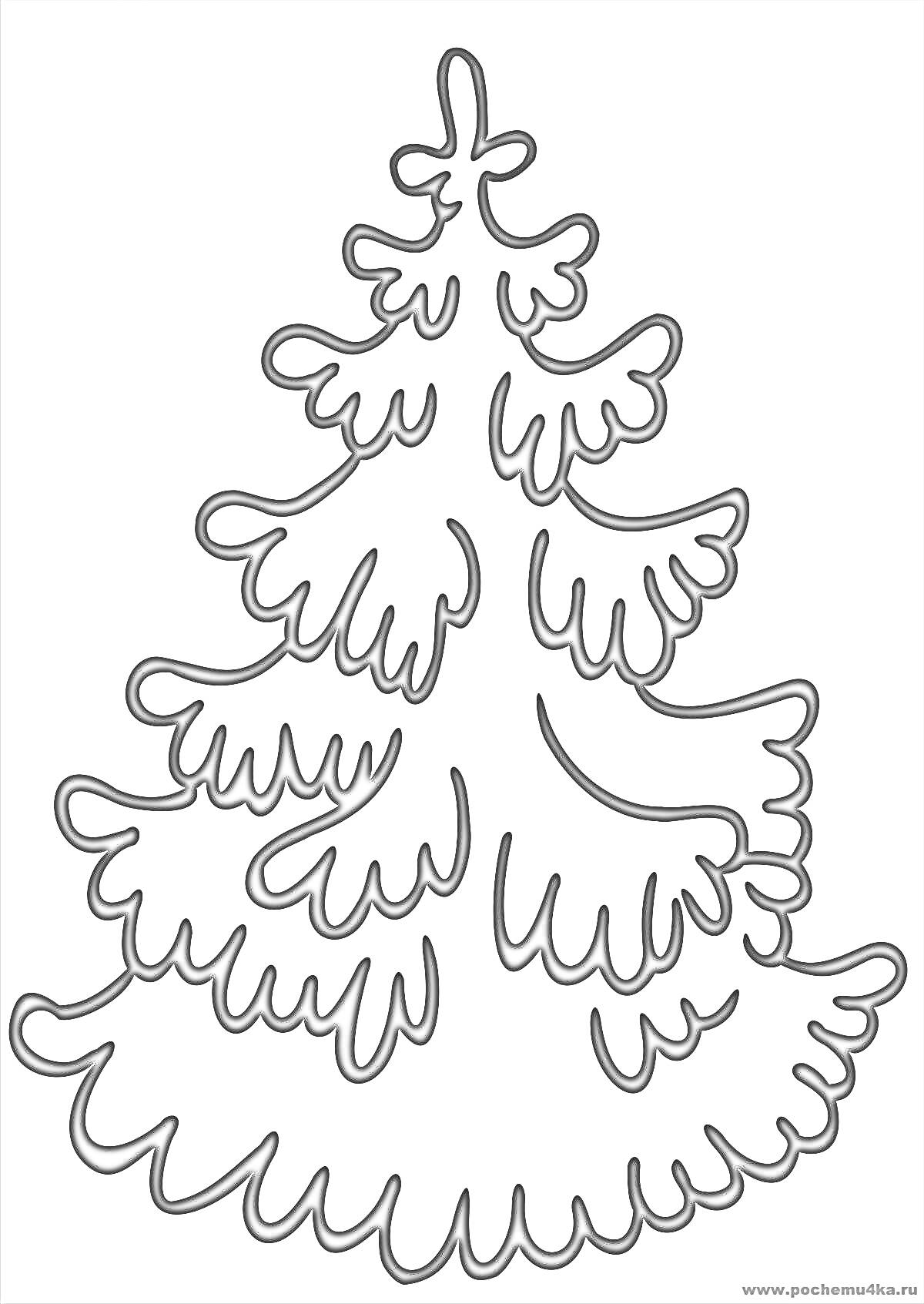 На раскраске изображено: Зима, Новогоднее дерево, Праздники, Рождество, Новый год
