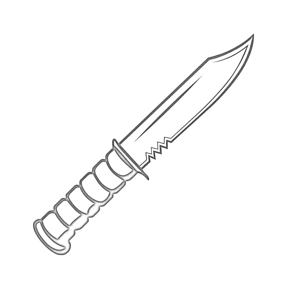 На раскраске изображено: Нож, Оружие, Клинок, Standoff 2