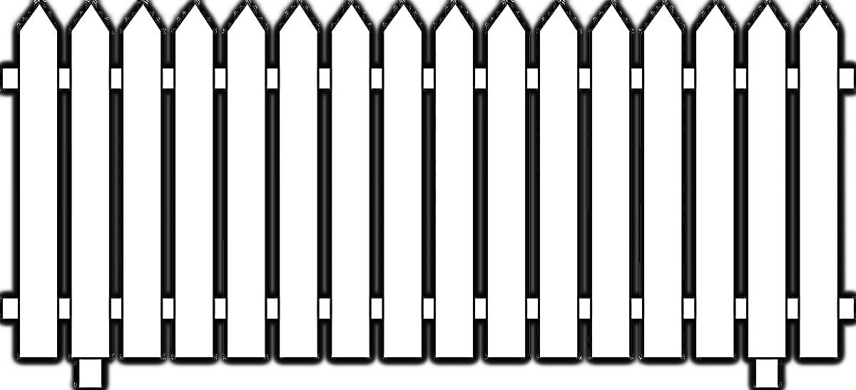 На раскраске изображено: Забор, Деревянный забор, Краски, Ограда
