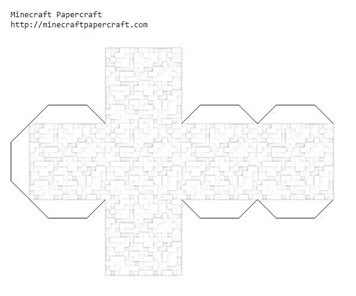 На раскраске изображено: Майнкрафт, Блоки, Игра, Крафт, Бумажная модель