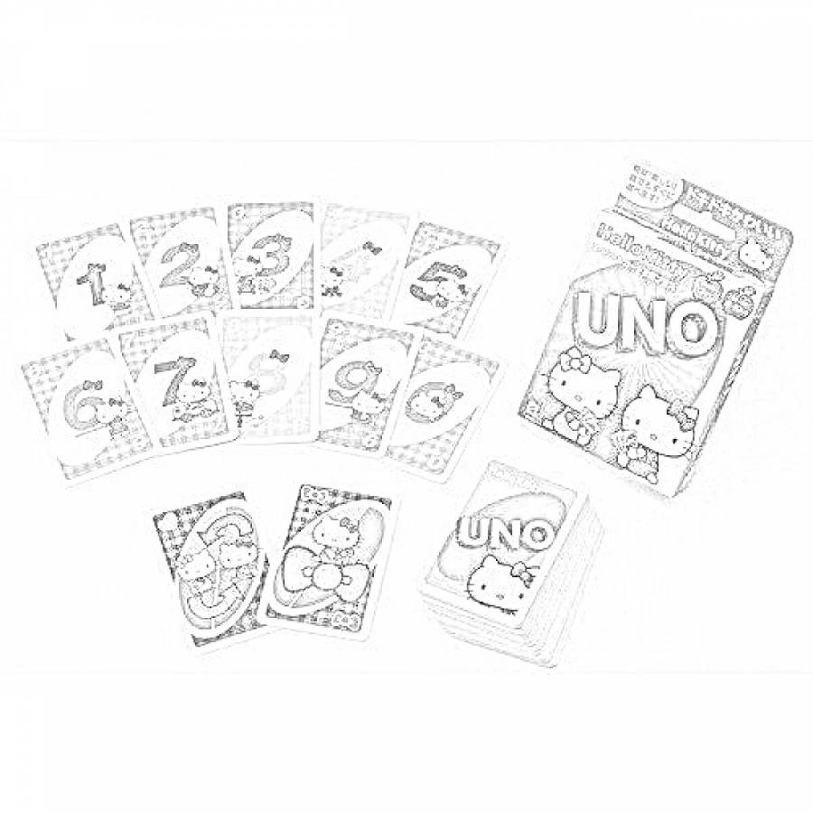 Раскраски Уно: 98 раскрасок - скачать или распечатать бесплатно