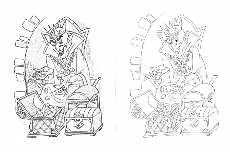 Раскраски Кощей Бессмертный: 20 раскрасок - скачать или распечатать ...