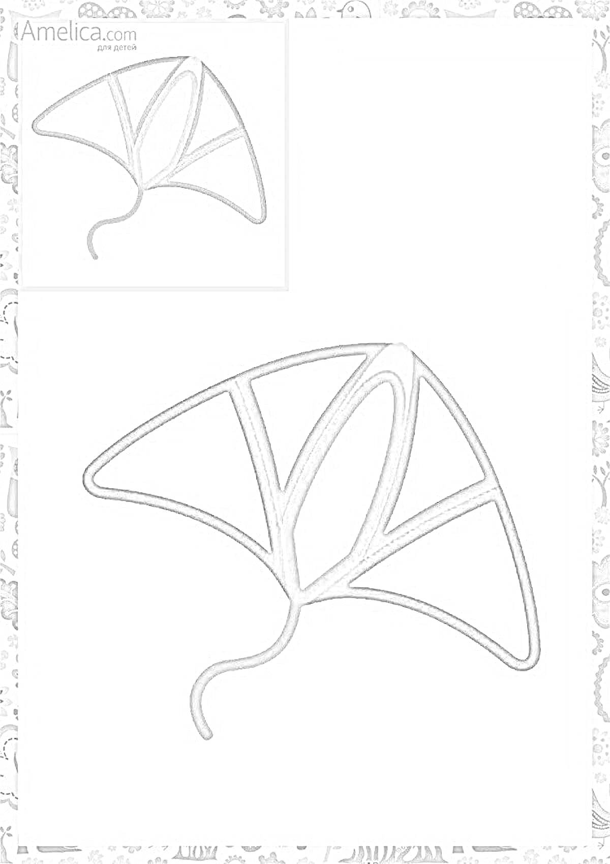 На раскраске изображено: Воздушный змей, 2-3 года, Лето, Веселье, Для детей, Игрушки, Контурные рисунки
