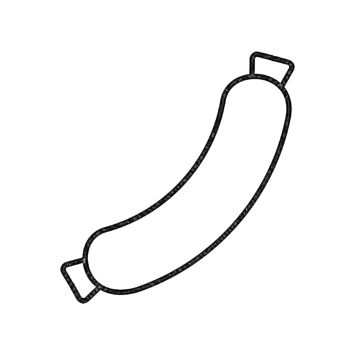 Раскраска Колбаса с завязанными концами