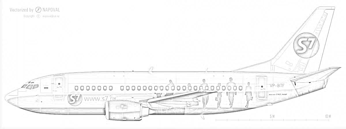 На раскраске изображено: Авиация, Иллюминаторы, Крылья, Хвост, Двигатели, Транспорт