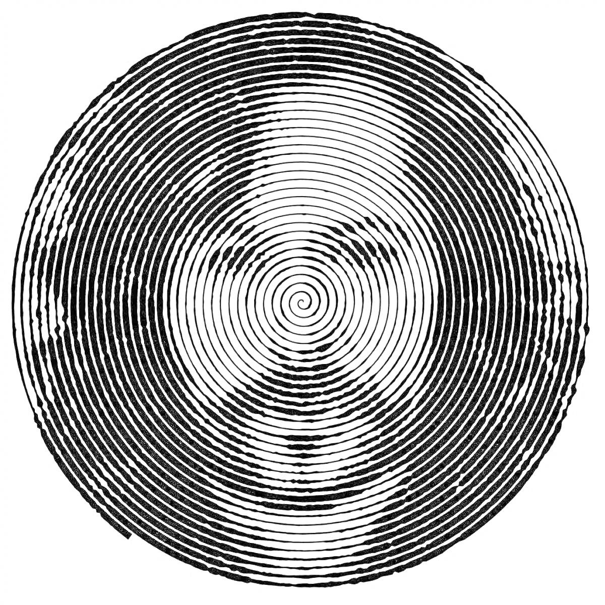 На раскраске изображено: Спираль, Лицо, Искусство, Графика