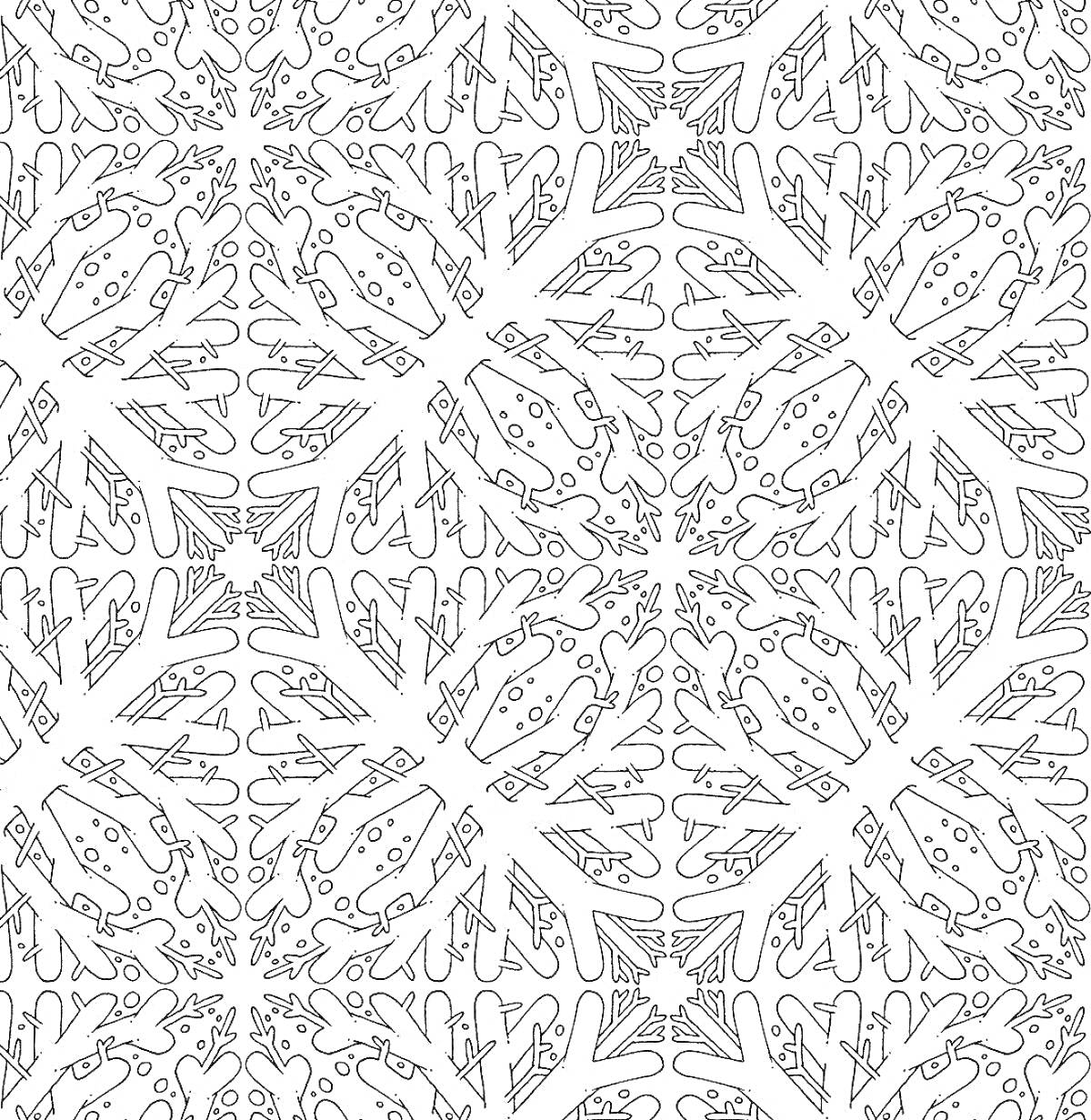 На раскраске изображено: 