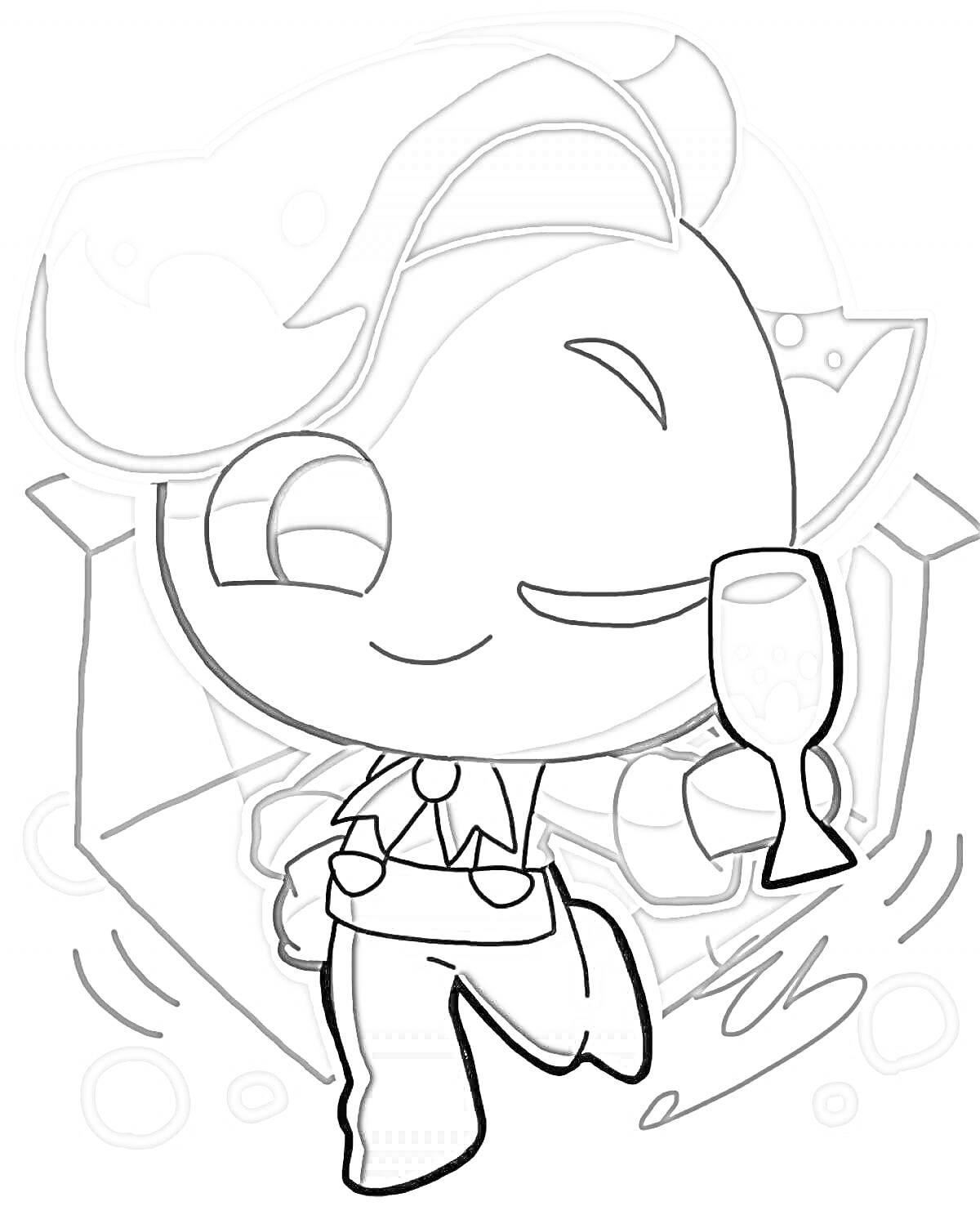 Раскраска Персонаж из 