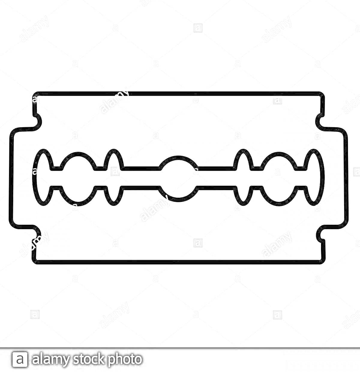 РаскраскаЛезвие для бритвы