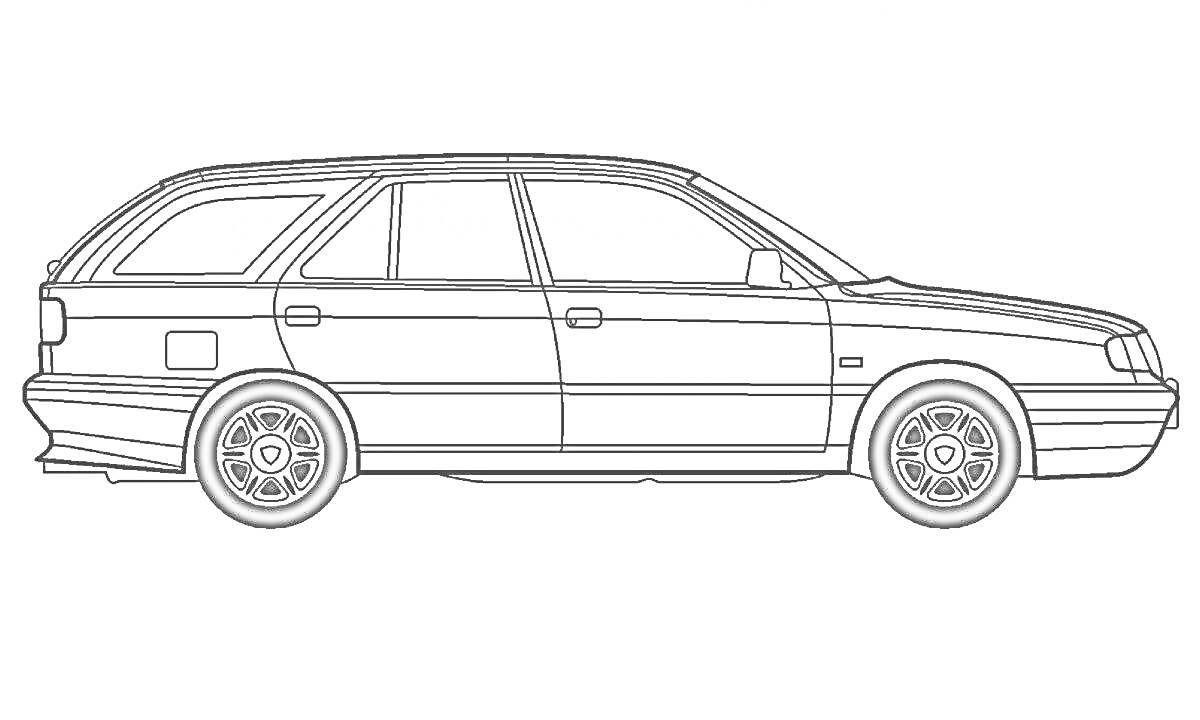 Раскраска Автомобиль пятнашка