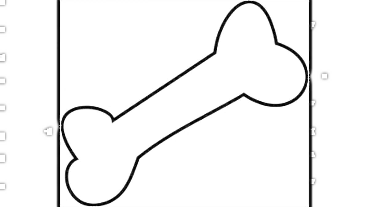 Раскраска раскраска кости