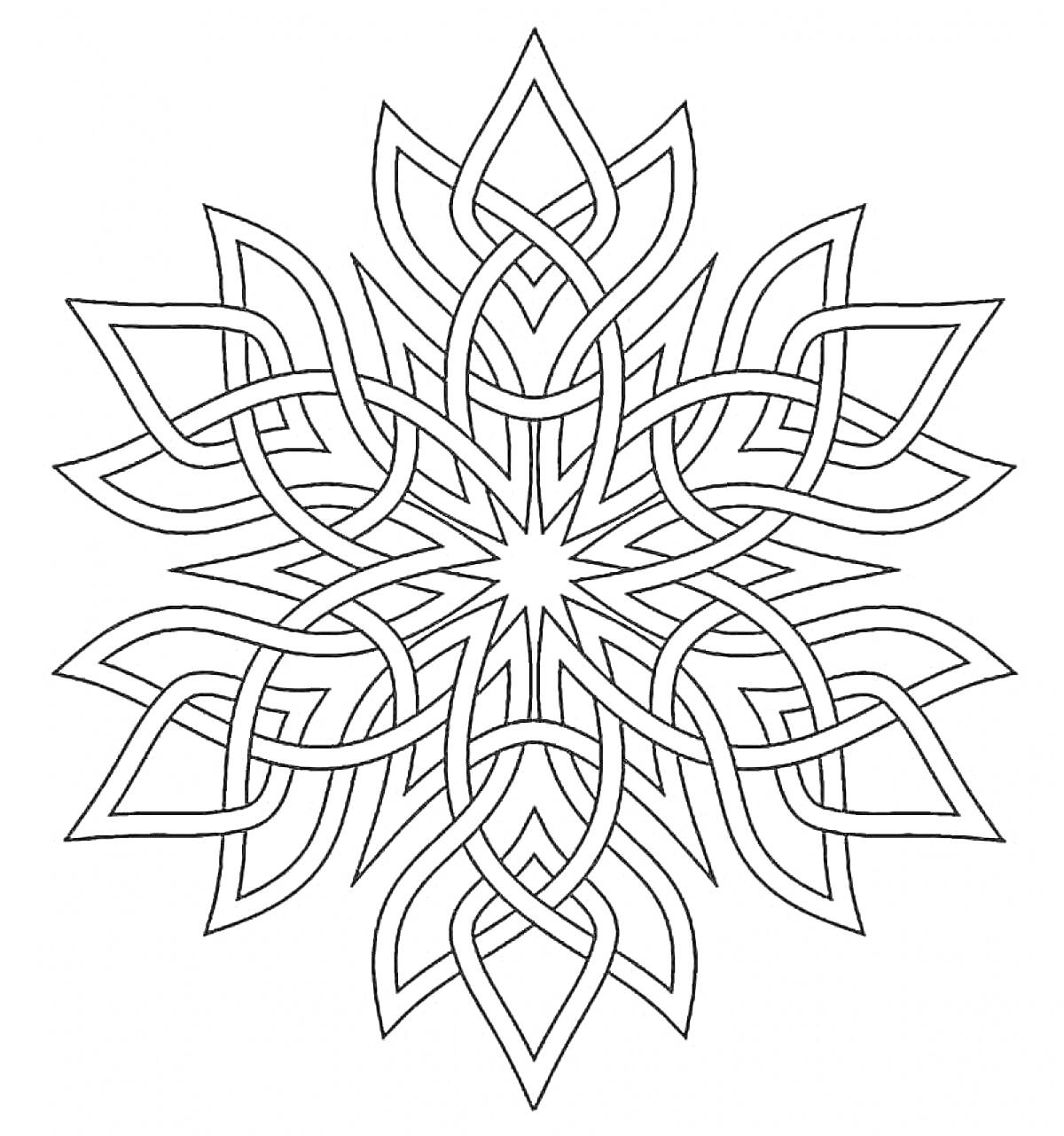 На раскраске изображено: Зима, 5 лет, 6 лет, Творчество, Антистресс