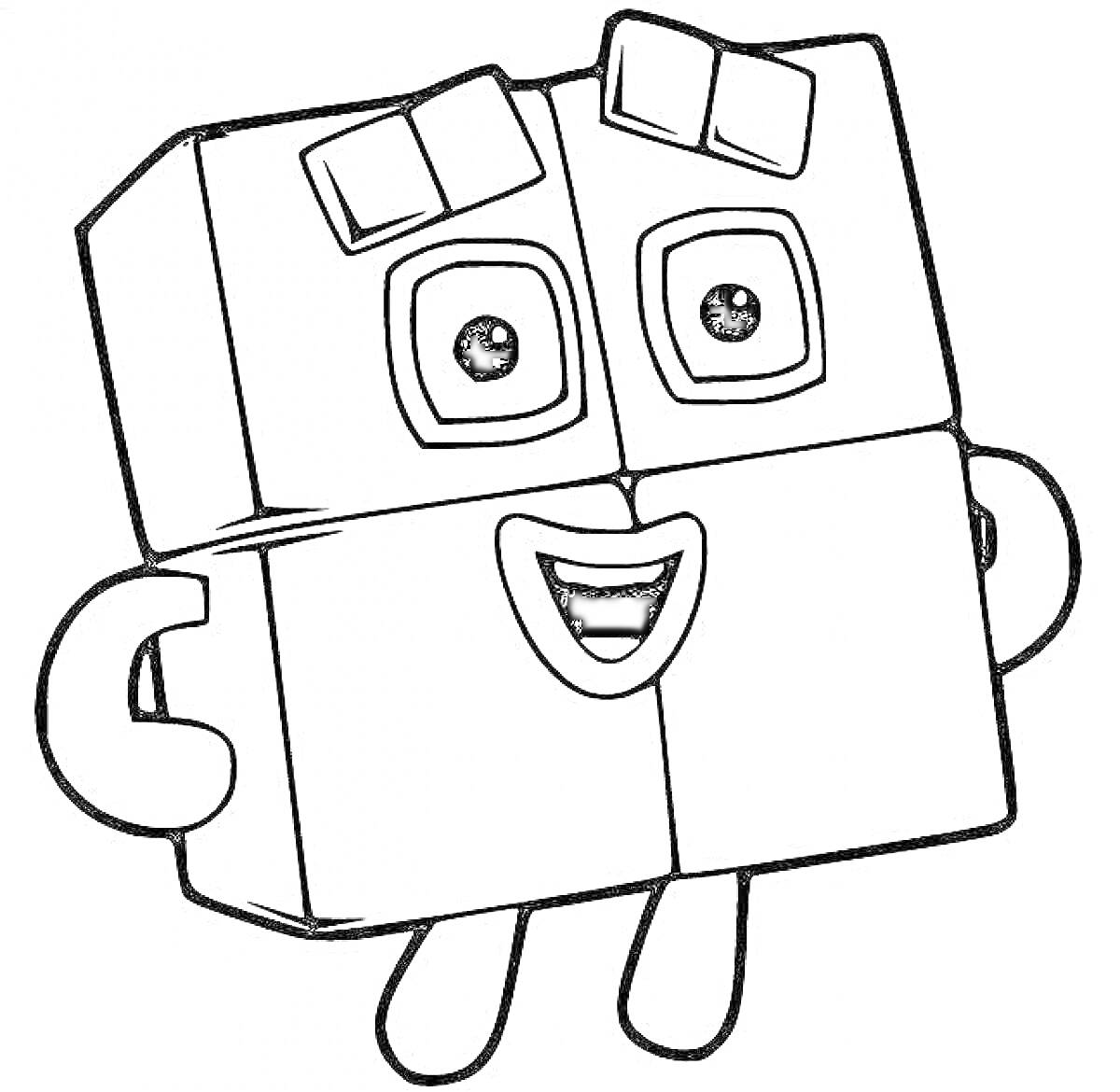 На раскраске изображено: Цифры, Блоки, Обучение, Математика, Веселье