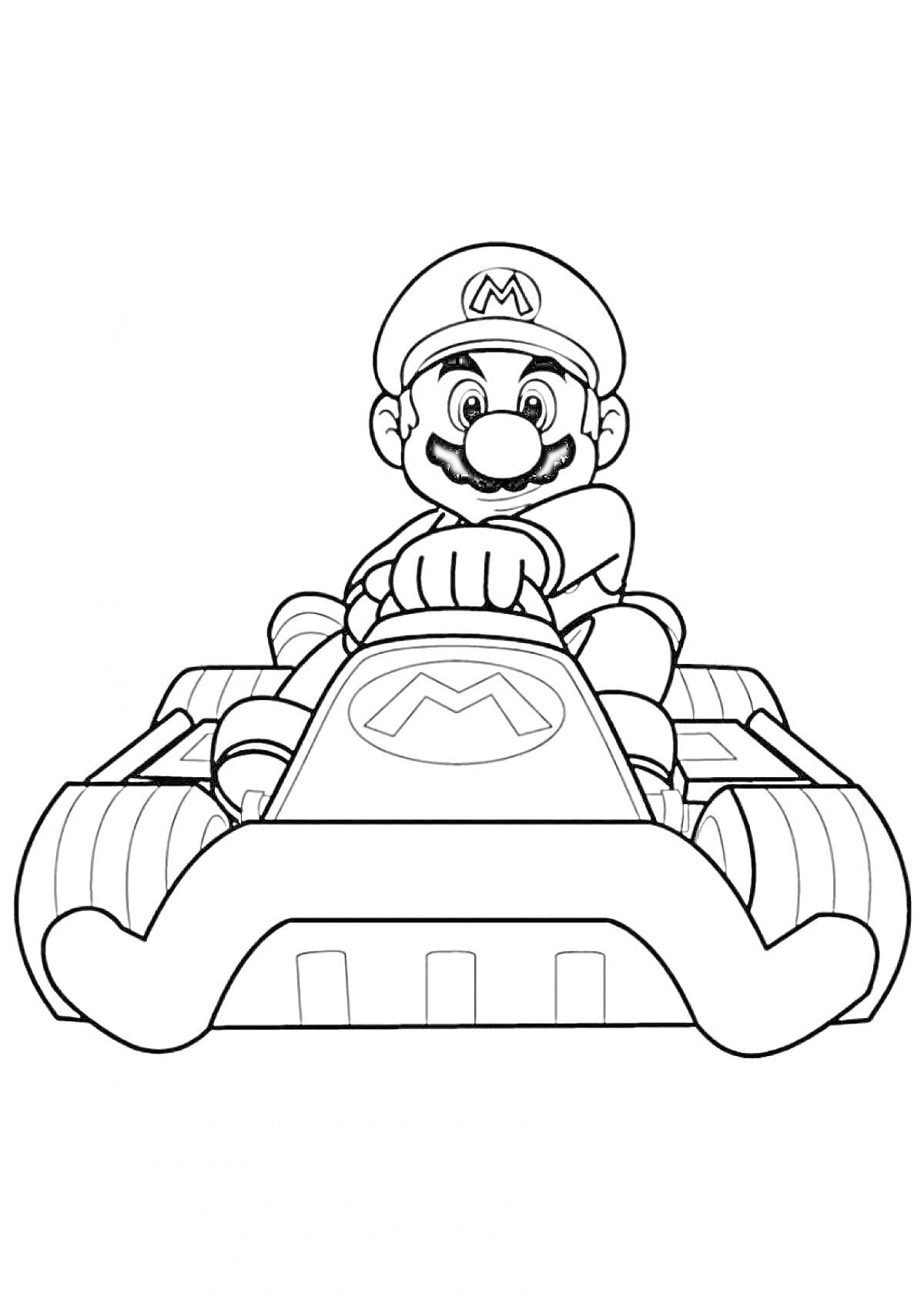 Марио на картинге