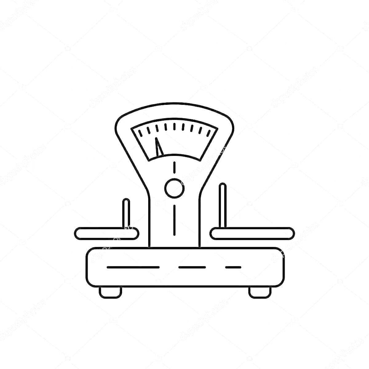 На раскраске изображено: Весы, Измерение, Для детей, Инструмент