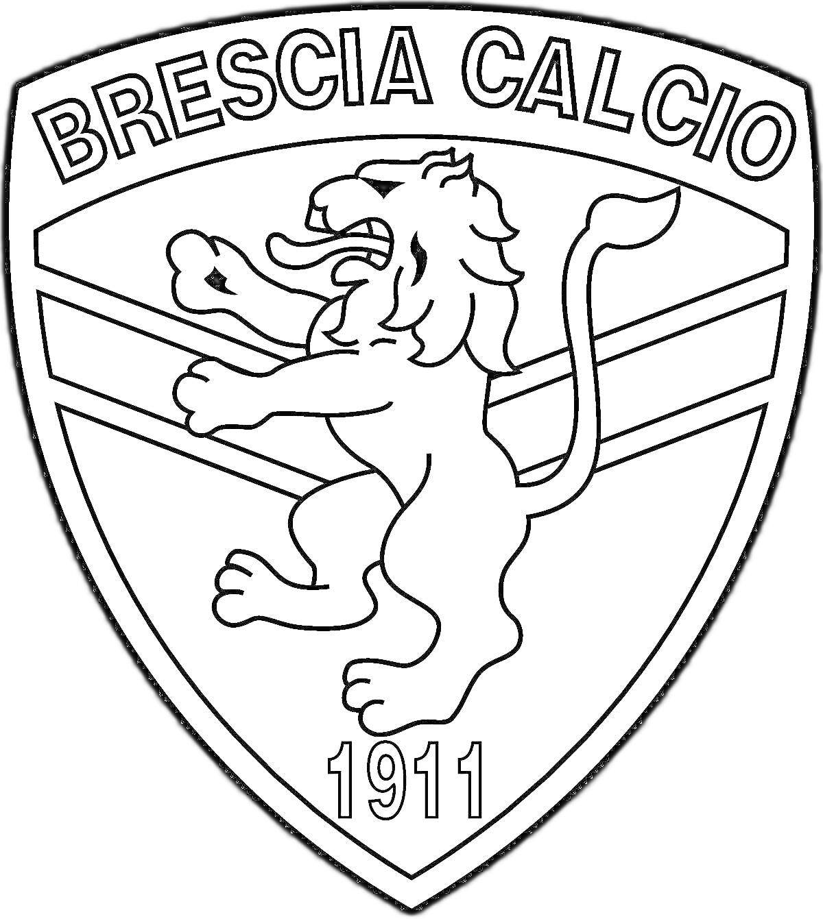 Раскраска Логотип футбольного клуба 
